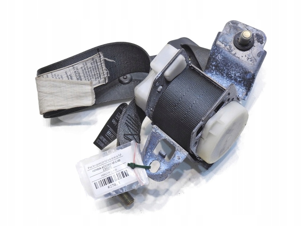 фото №6, Pas безпеки правий задня honda accord vi