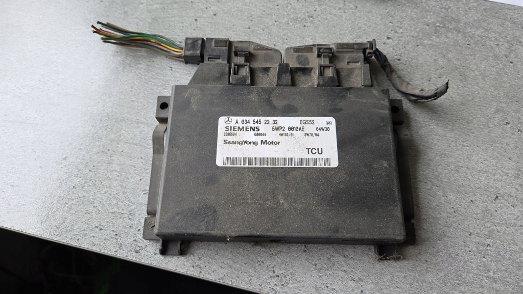 фото №1, Ssangyong rexton 2,7 xdi модуль блок керування коробки передач a0345452232