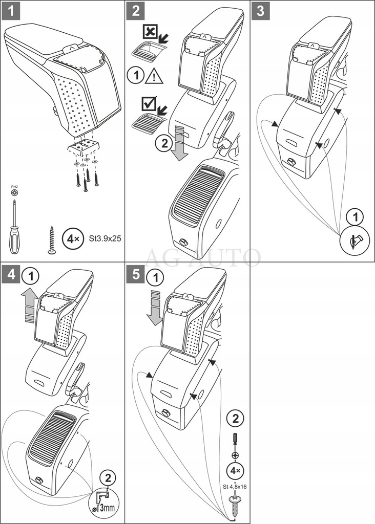 фото №7, Підлокітник з адаптер do opel crossland x, 2017-2024, arm2-black
