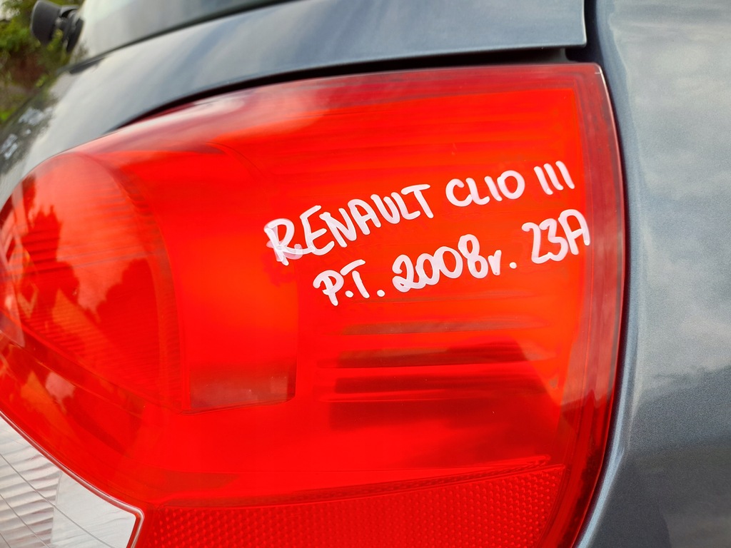 фото №7, Renault clio iii лампа правый задняя правая задняя