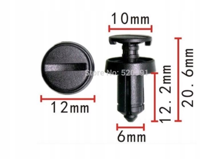 фото №3, Штифт распорный обшивка дверей renault trafic ii