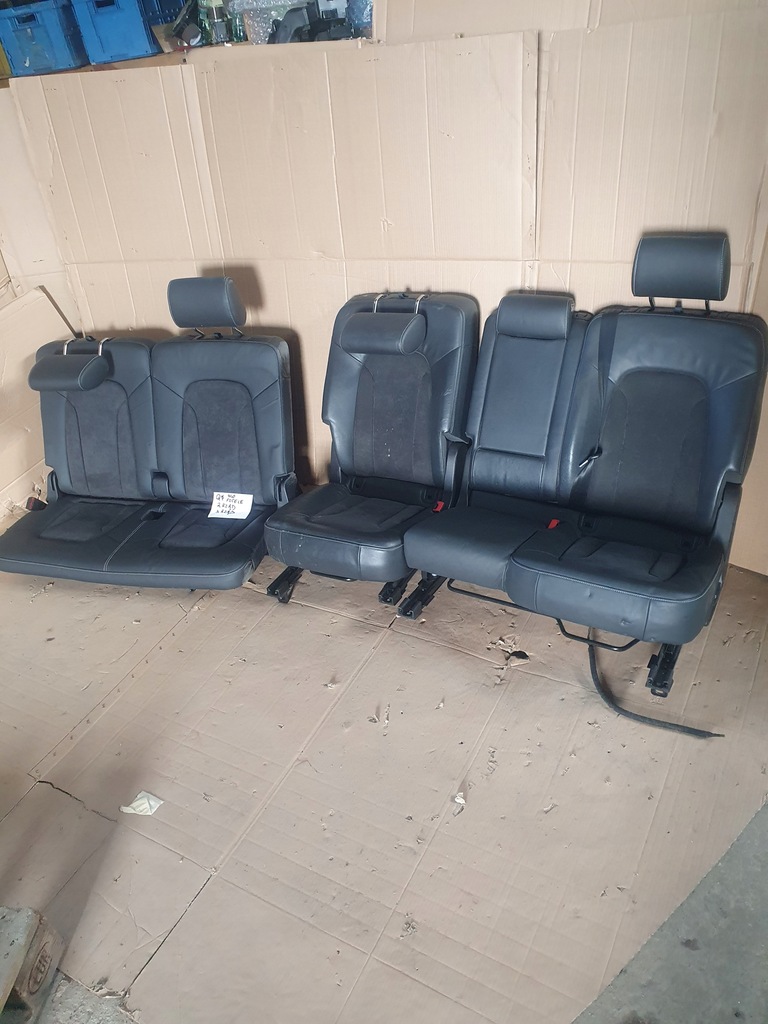 фото №2, Audi q7 4l сидіння заднє сидіння i ряд ii ряд алькантара заднє сидіння сидіння