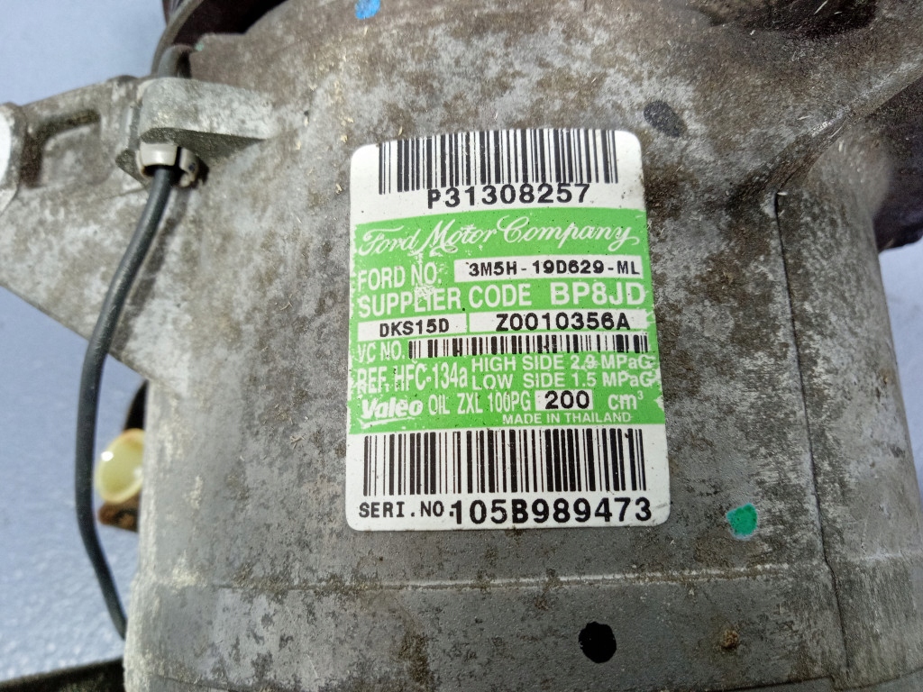 фото №8, Volvo s40 ii v50 c30 2.0 d3 компресор кондиціонера 31308257