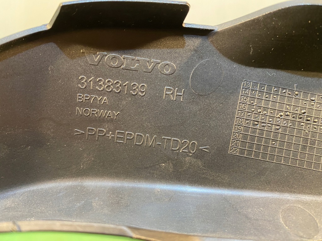 Volvo v60 ii s60 iii r design молдинг бампера правый перед 31383139 в Украине