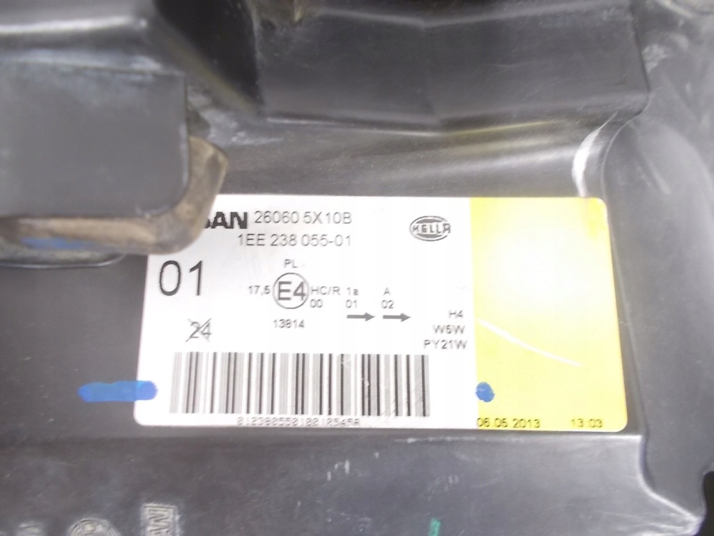 фото №10, Лампа nissan navara iii d40 pathfinder lift 10-14 оригінал hella europa