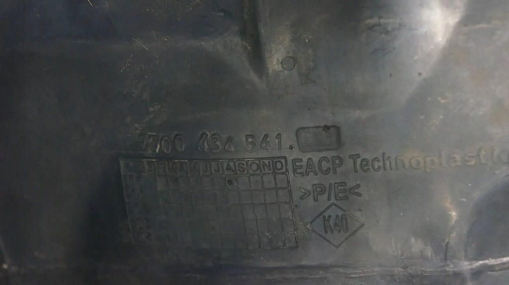 фото №4, Підкрилок ліва перед передні - задня частина renault scenic rx4 i - 7700434541