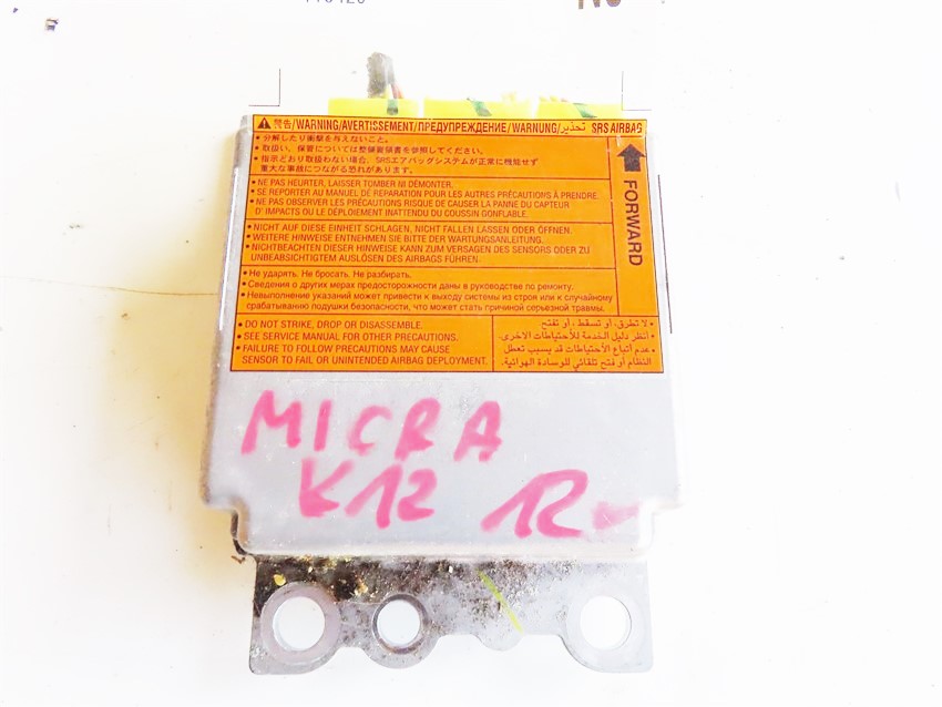 фото №1, Модуль датчик подушок повітряних nissan micra k13 2010-2016 rok