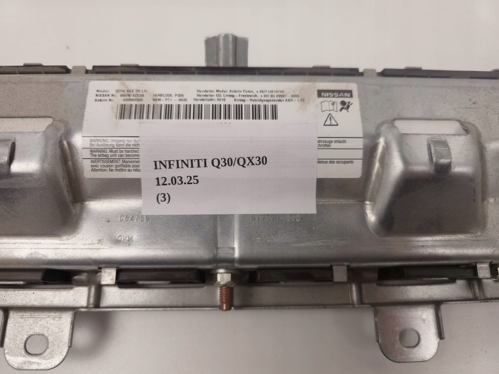 фото №6, Подушка колінна infiniti q30 qx30 985r05dc0a