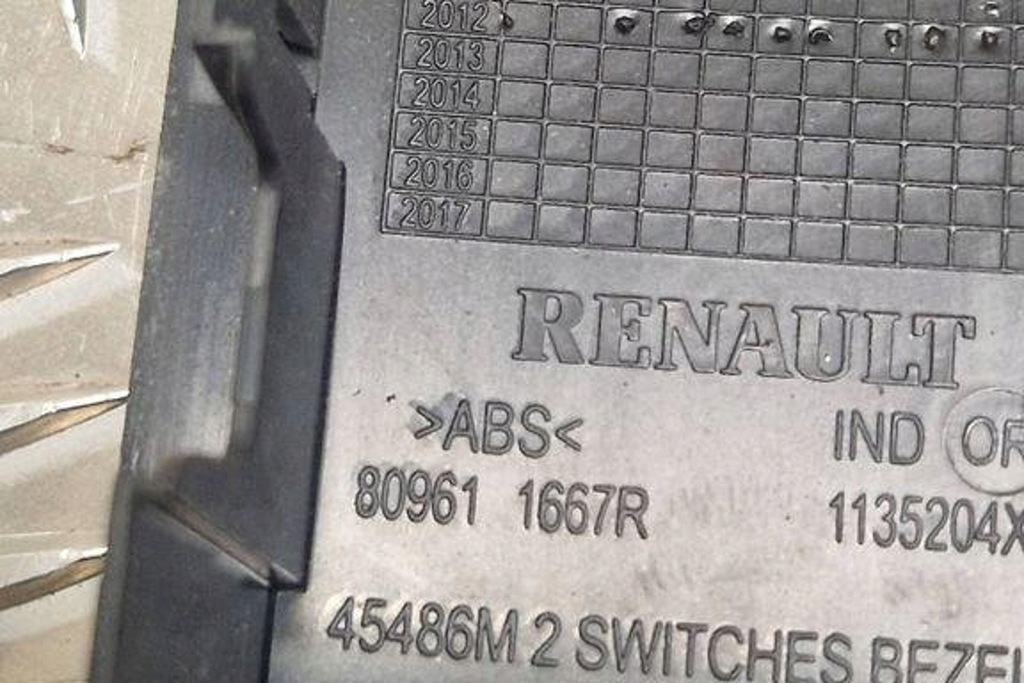 фото №1, Кнопка керування вікон лівих передніх двері renault