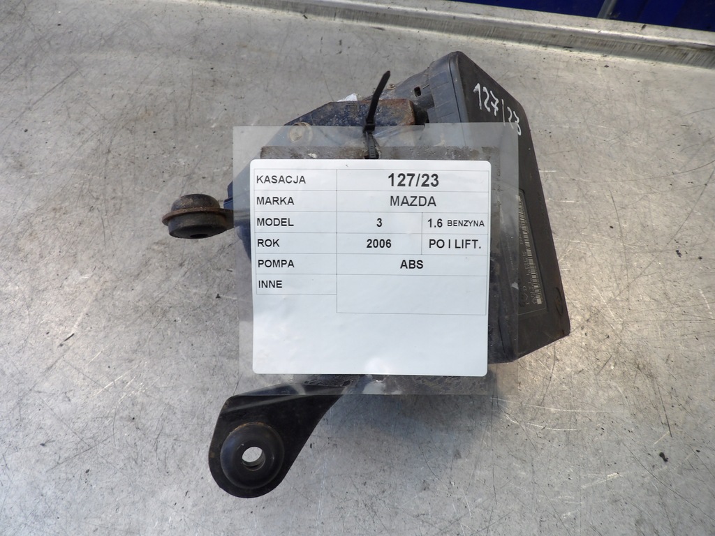 фото №4, Насос abs mazda 3 hb 1,6b