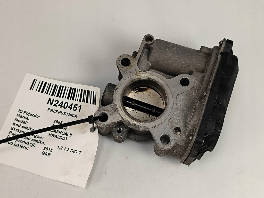 фото №1, Дроссельная заслонка 161206038r nissan qashqai ii