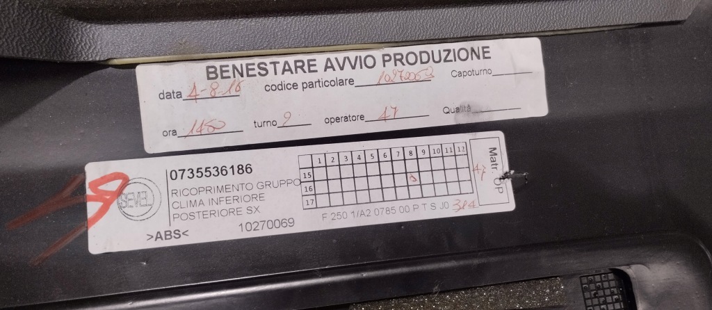 Защита обшивка накладка fiat ducato iii 16r легковой автомобиль 0735536186 Недорого