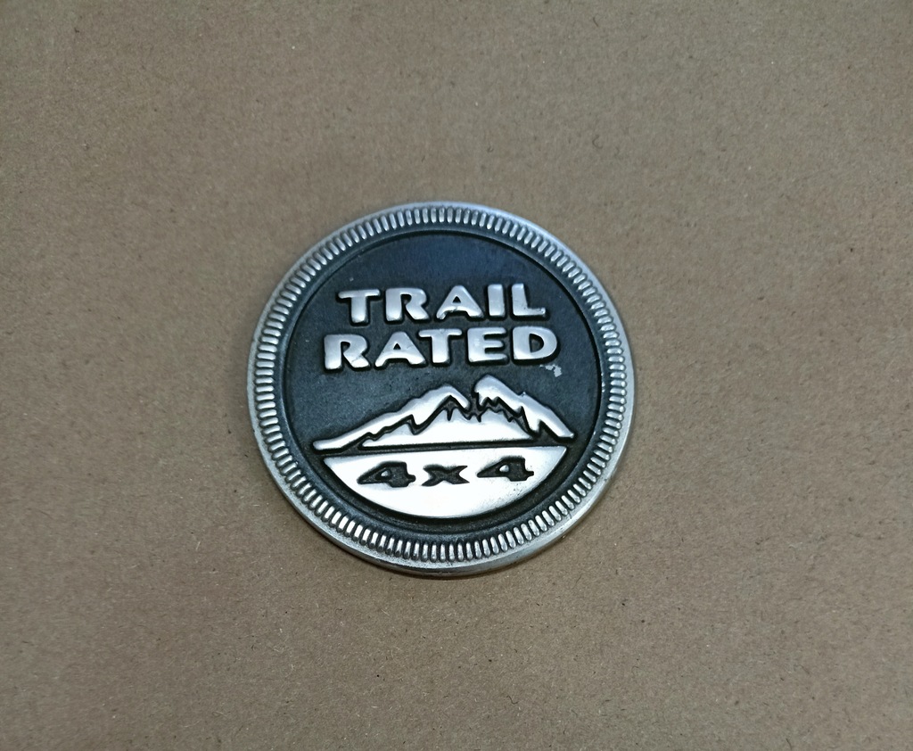 фото №1, Наклейка/эмблема trail rated jeep wrangler