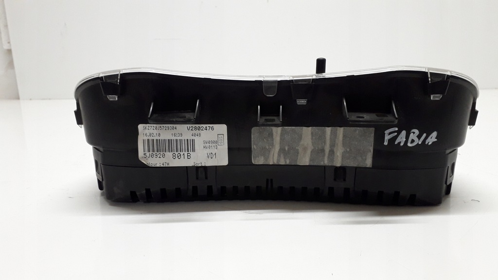 фото №9, Skoda fabia 2 ii счетчик приборы 5j0920801c