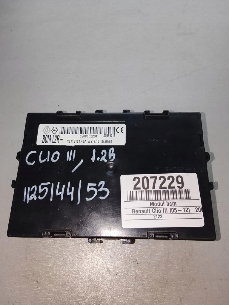 фото №1, Модуль bcm renault clio iii 8200652284