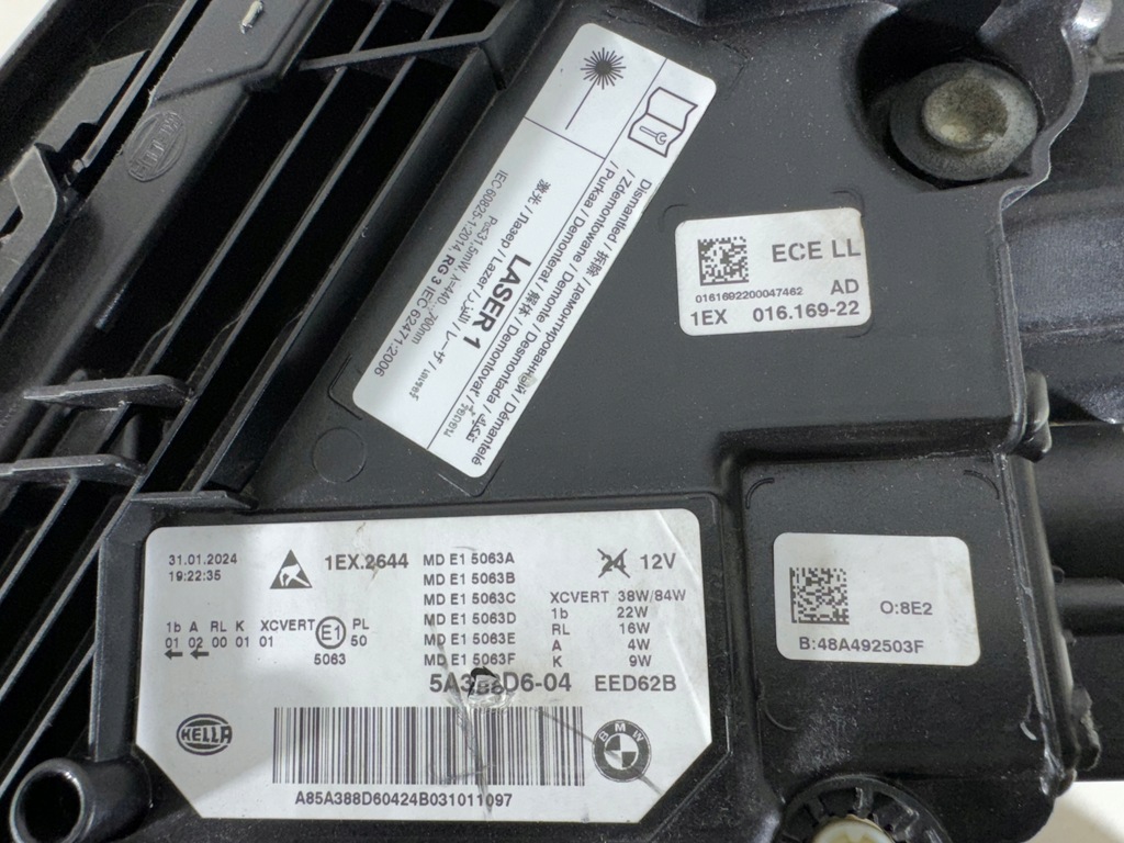 фото №14, Bmw 5 g30 g31 lift lci laser laser лампа правая перед фара комплектная eu