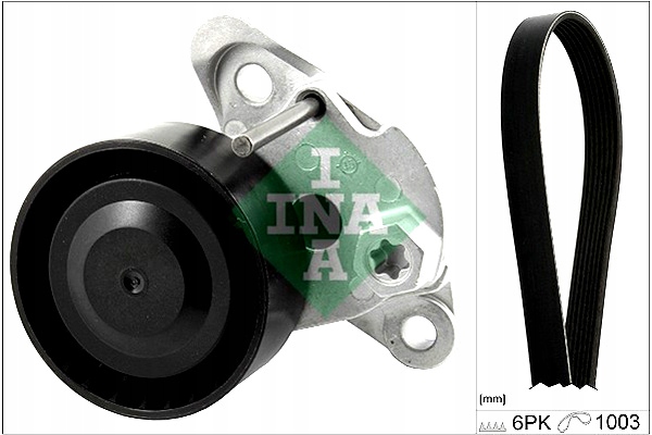 фото №2, Schaeffler ina 529 0208 10 набор ремень клиновой многоручейковый