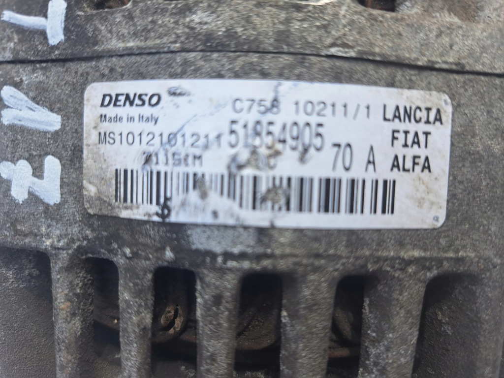 Fiat opel lancia 51854905 генератор Оригинал