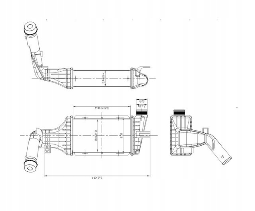 Купить Интеркулер opel astra g 98- 1302413