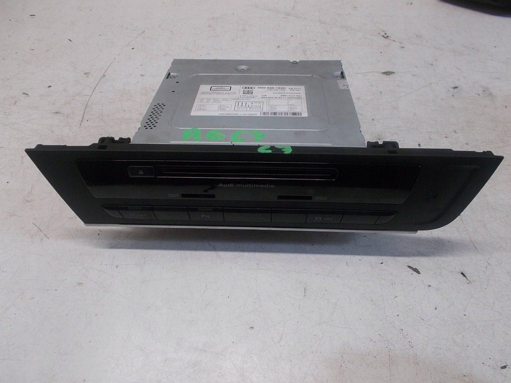 фото №2, Audi a6 c7 2013 середина панель / радіопрогравач cd/dvd/gps