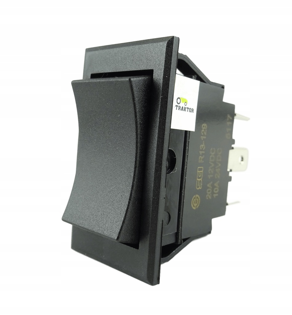 фото №1, Auto-off-auto 6-pin перемикач клавішний sci r13