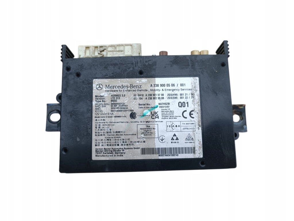 Купити Модуль блок керування hermes mercedes w177 amg a2389000506