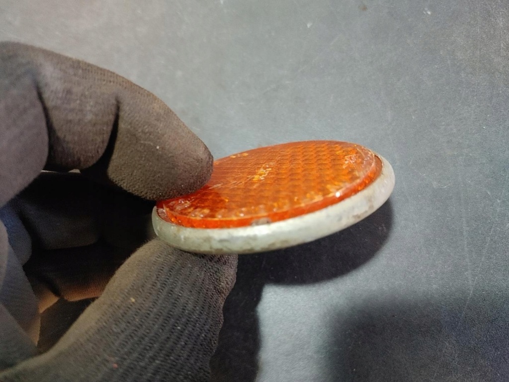 фото №9, Відбивач помаранчевий cccp uaz gaz wołga dniepr ural оригінал акція 60mm