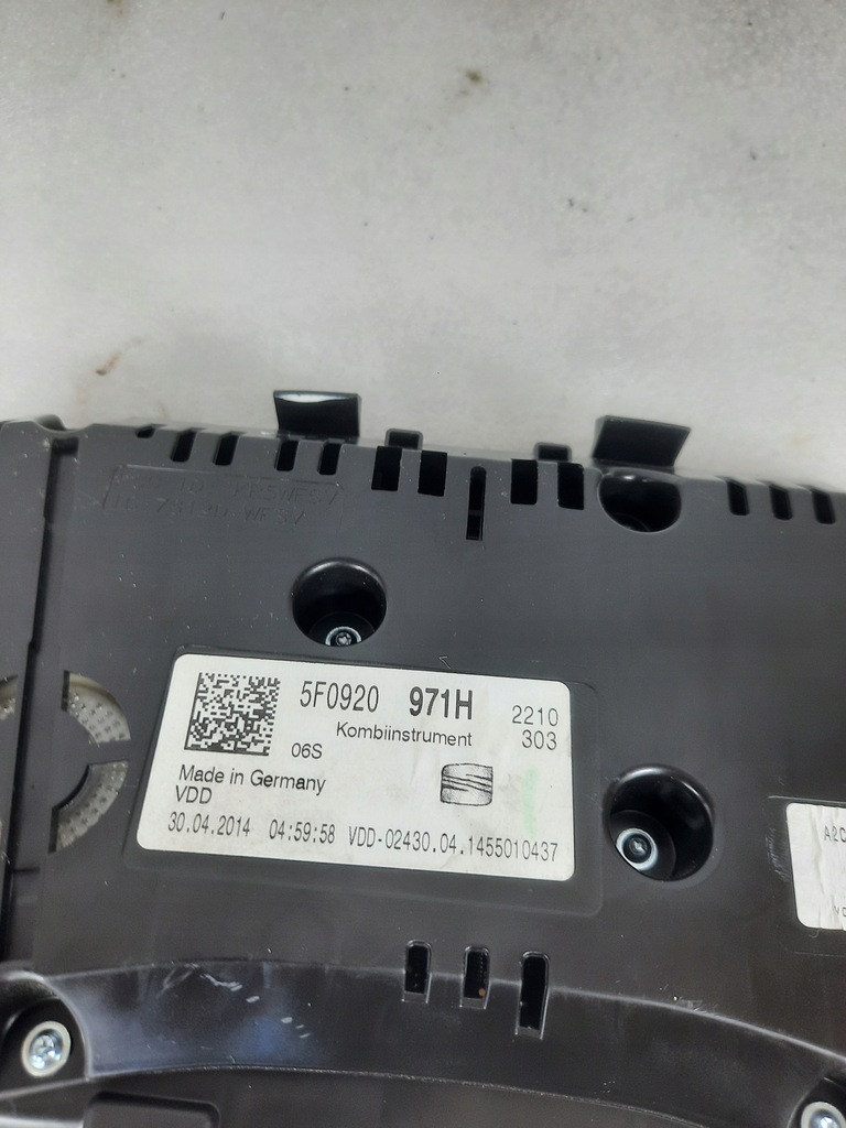фото №8, Лічильник прилади 5f0920971h seat leon iii 1.6 tdi uk