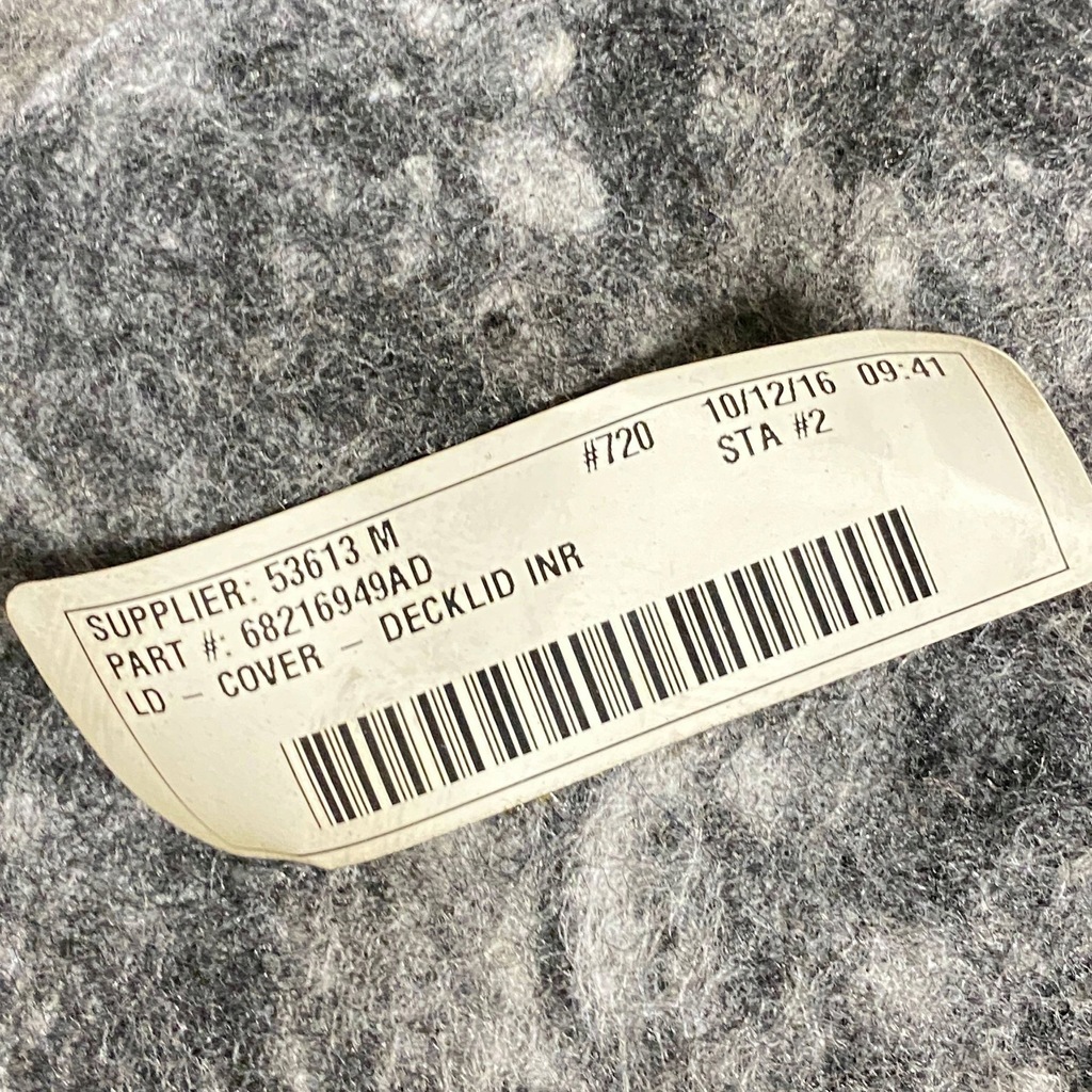 фото №9, Dodge charger 2017 обшивка крышки задний багажника i другое элементы