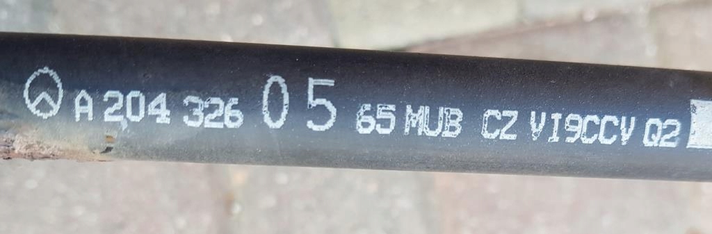 Тяга стабілізатор задній w204 cdi a2043260565 Оригінал