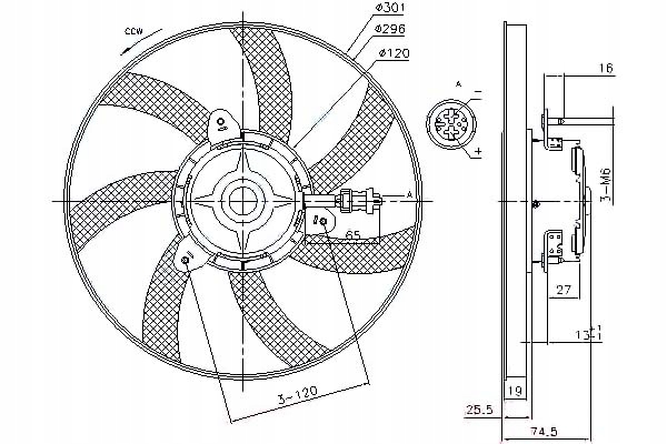 фото №1, Nissens вентилятор радиатора seat cordoba, cordoba