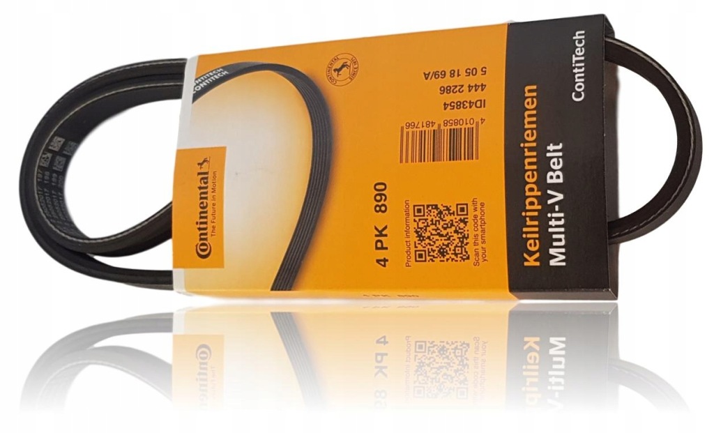 Ремінь клиновий зубчастий contitech 4pk890 Київ