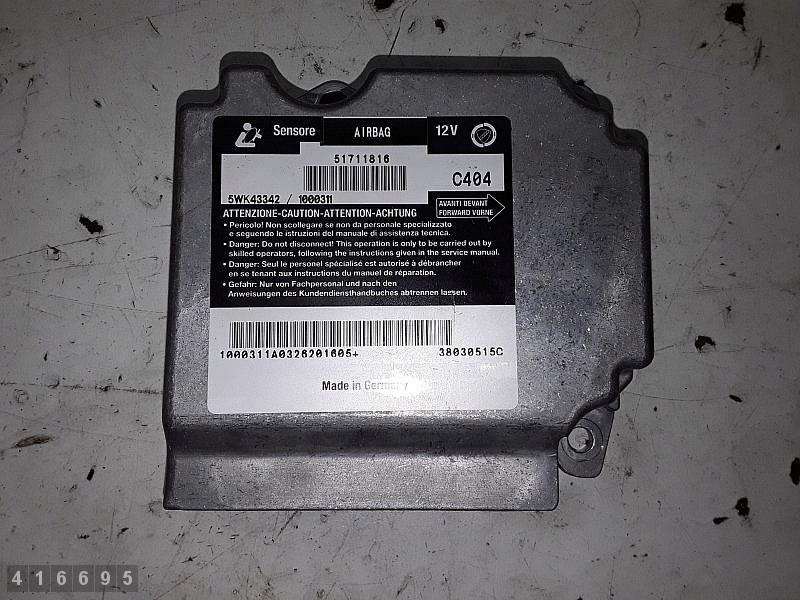 фото №1, 2003 fiat stilo ecu 5wk43342