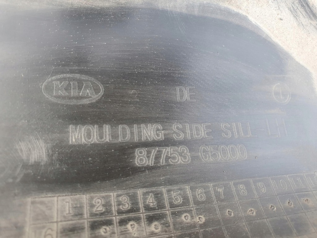 фото №8, Молдинг порог левая i правая kia niro i 87753 g5000 87754 g5000