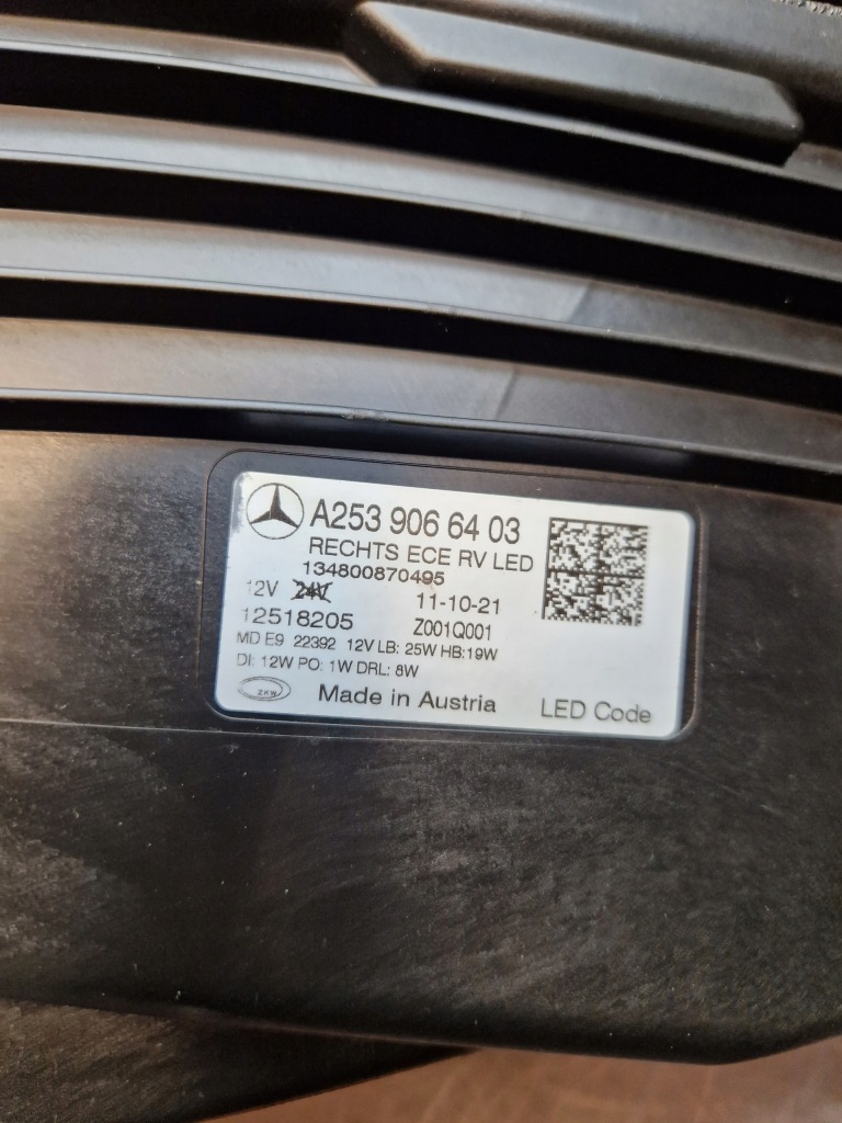 фото №7, Mercedes glc x253 lift лампа перед правая full led high performance