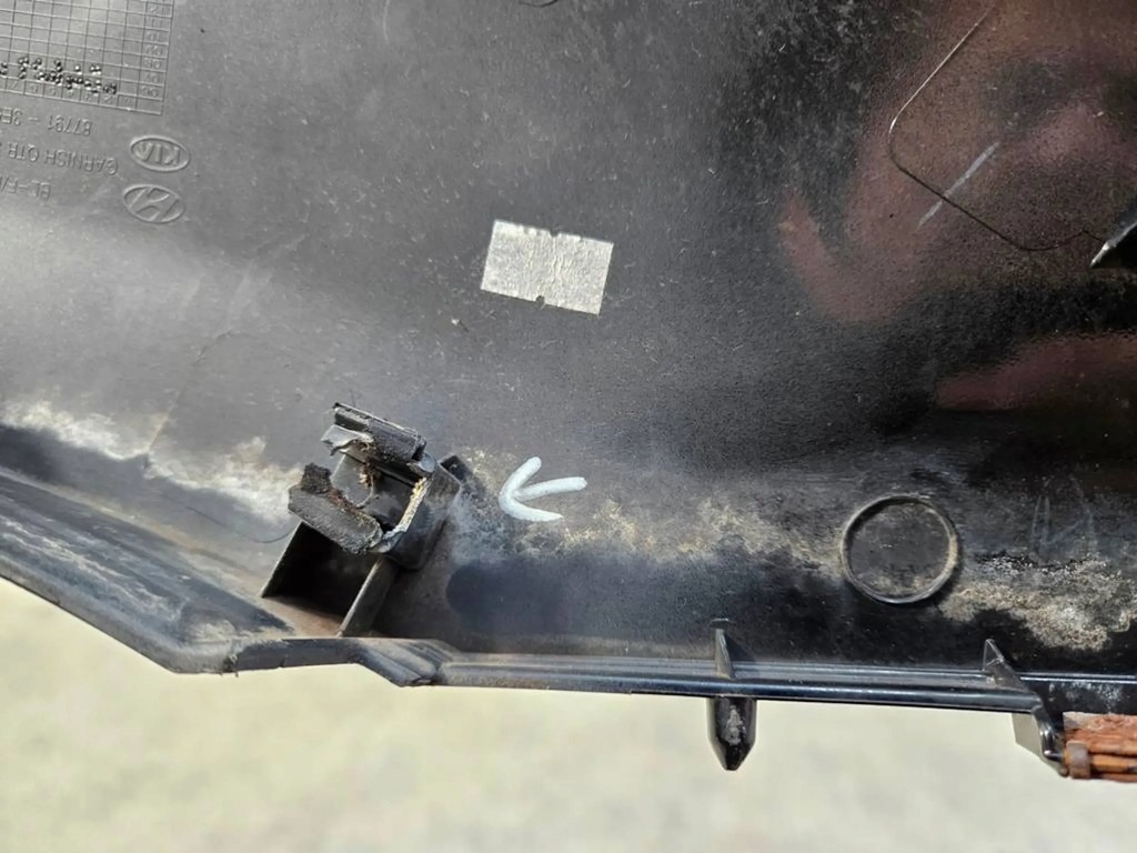 фото №7, Молдинг накладка крыла правый задняя eb kia sorento i lift 07-09