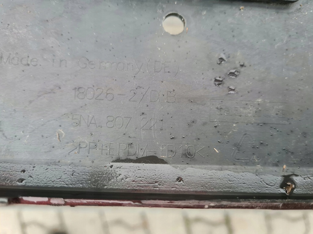 фото №11, Бампер перед передний vw tiguan ii 5na омыватель