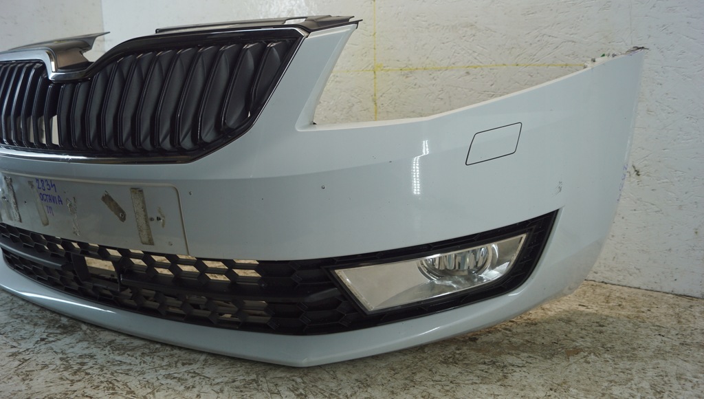 фото №3, Бампер перед skoda octavia iii радар ls9r