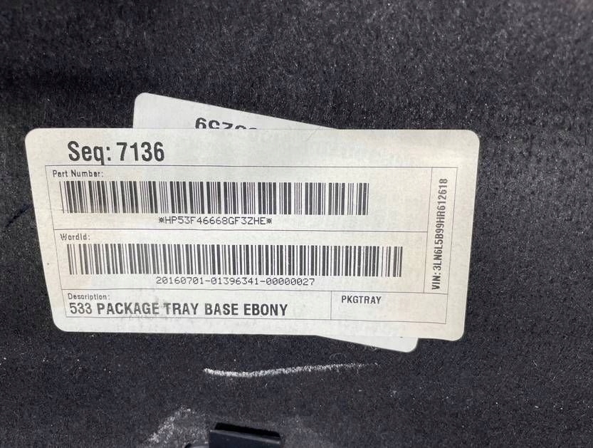 Полка задняя багажника lincoln mkz 2 2013-2020 hp53f46668gf3zhe Киев