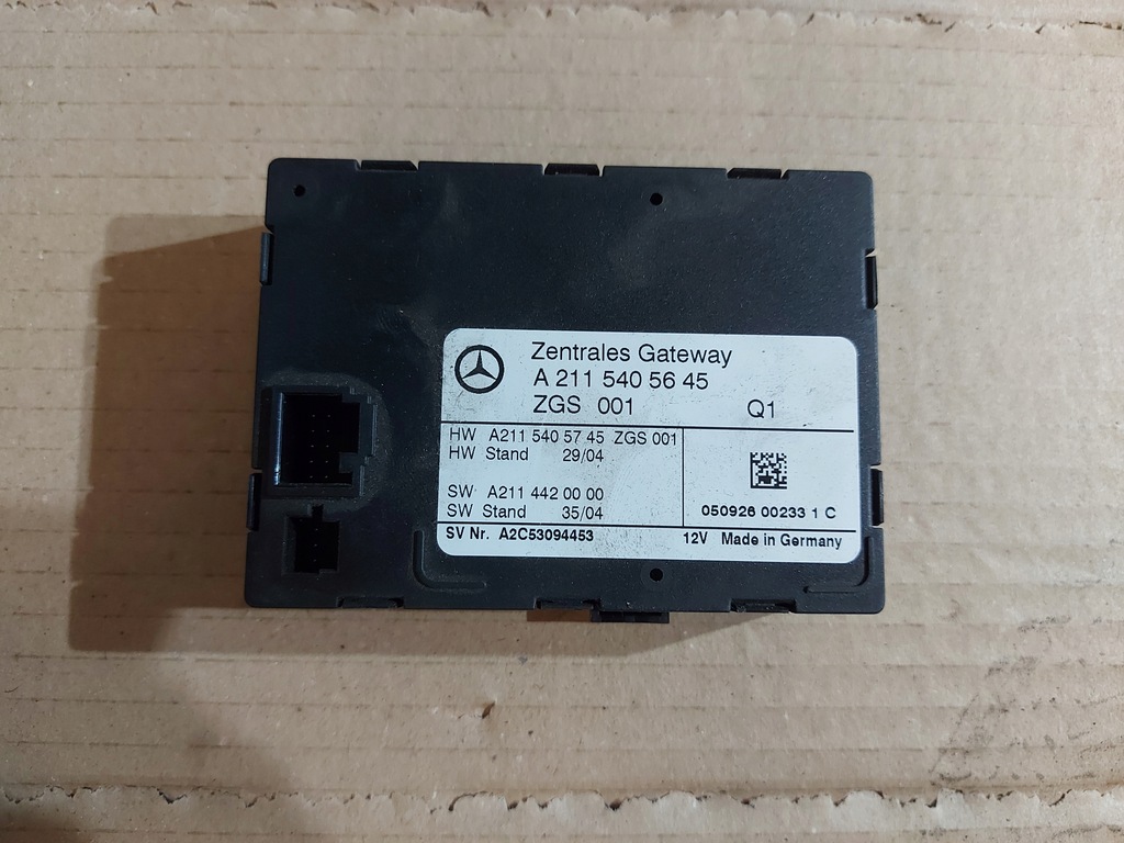 фото №1, Модуль блок керування geteway mercedes w211 a2115405645