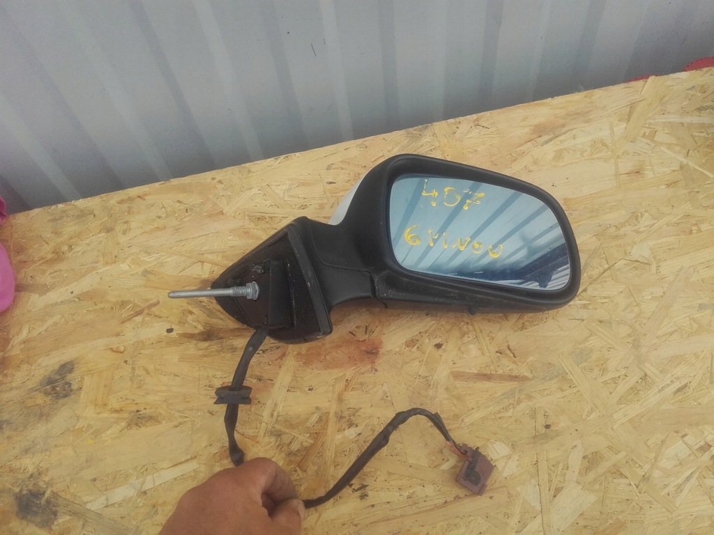 фото №1, Peugeot 407 lift дзеркало праве 6 pinów