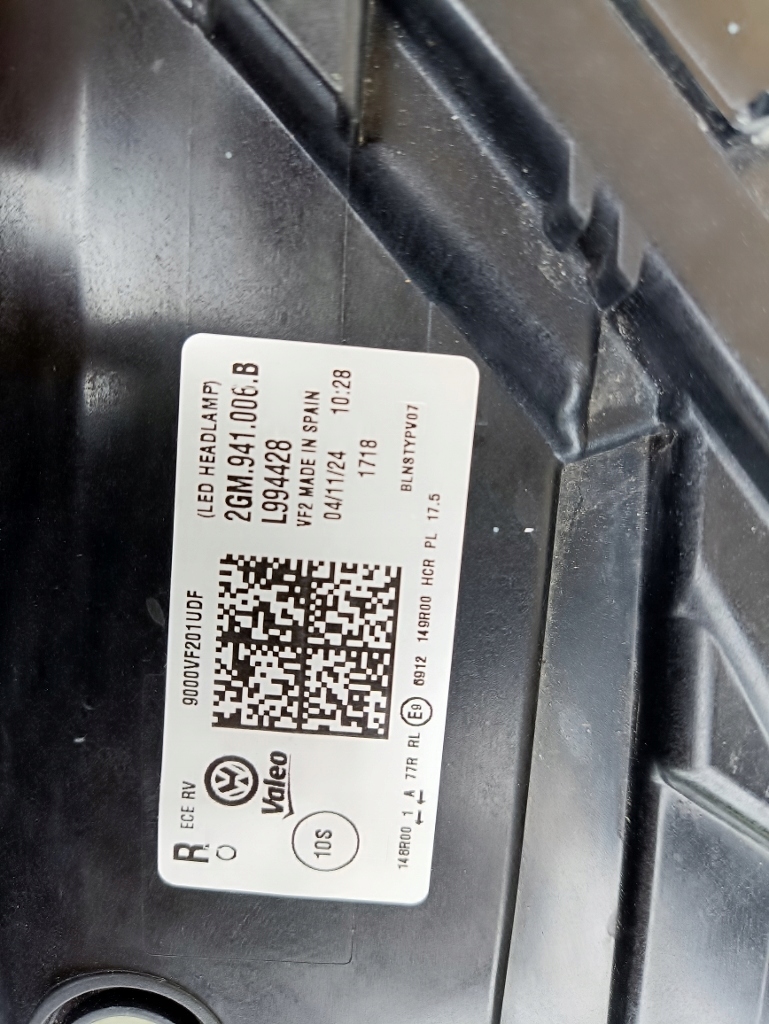 фото №9, Vw t-cross лампа передня права full led 2gm941006b оригінал!