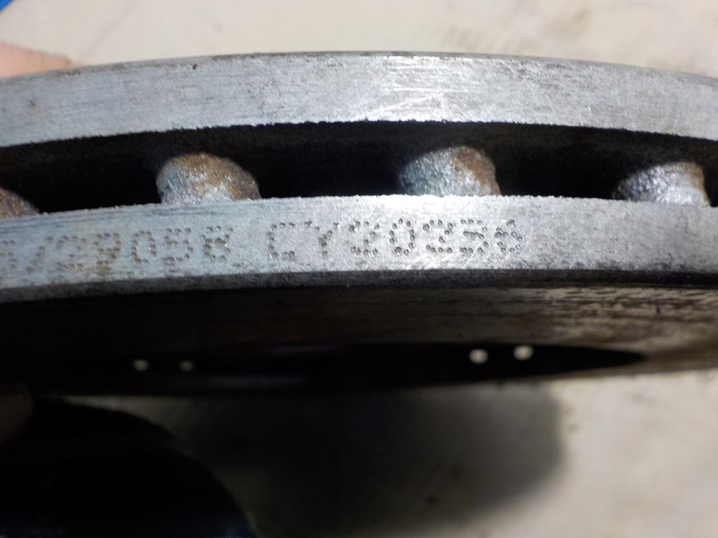 фото №9, Fiat grande punto 2006r 1.2b гальмівні диски гальмівні перед 22,3mm grubości