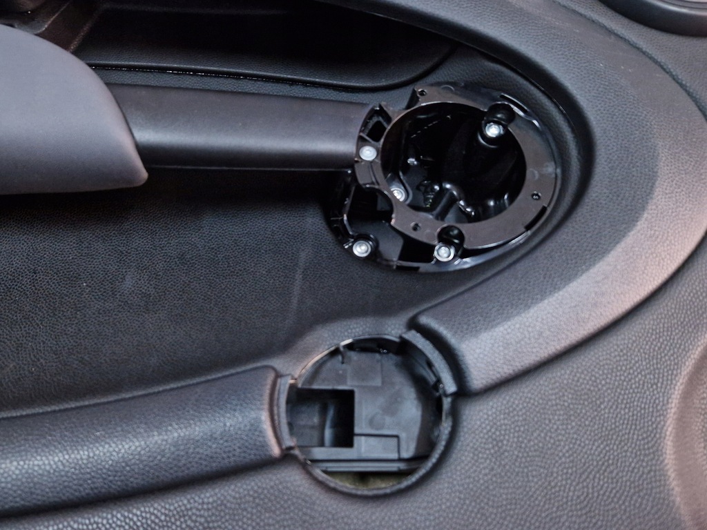 фото №7, Mini cooper r56 - обивка обшивка дверь правый - чёрный + кожа