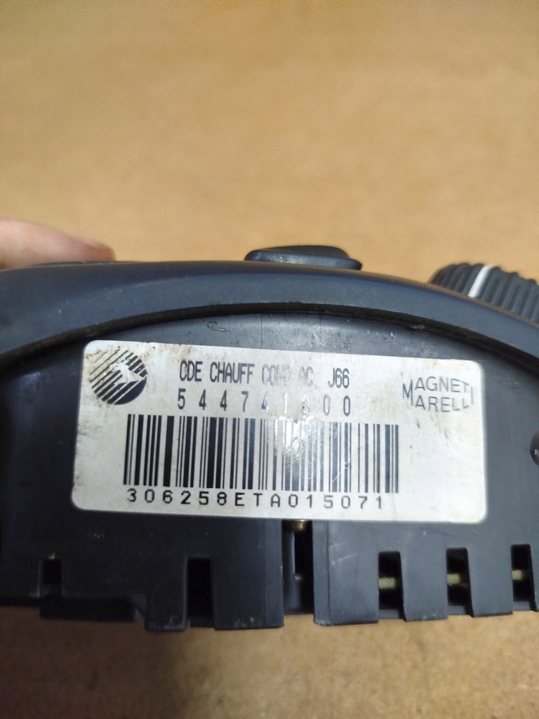 фото №3, Панель переключатель кондиционера renault espace iii 544741000