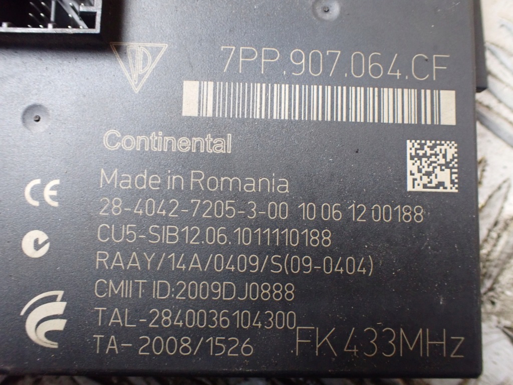 фото №6, Модуль блок керування комфорту porsche 7pp907064cf 12229