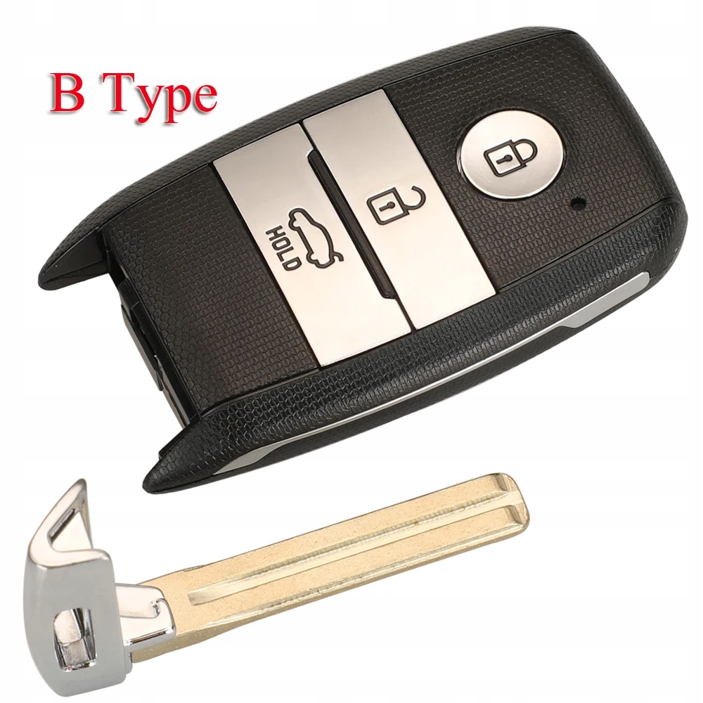 фото №1, 3 buttons smart remote car key shell cover for kia k3 k5 picanto opt 27677