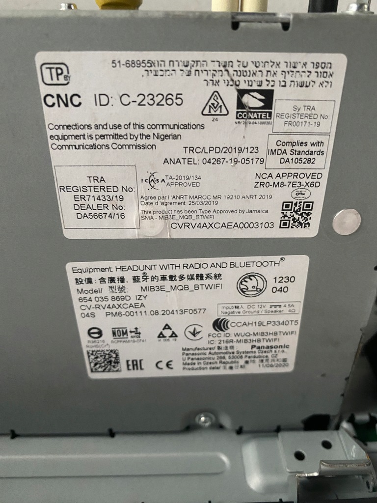 фото №12, Skoda scala kamiq радіо mib3e dab 654035869d