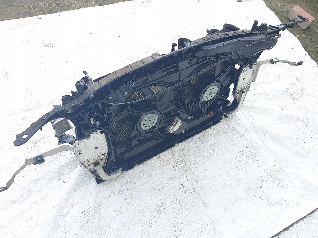 фото №10, Audi a6 c7 2017 lift 2.0tdi pas передній комплект вентилятори балка радіатор