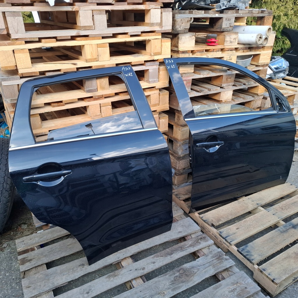 фото №6, Mitsubishi asx двері праве передні задня задні праве x42 чорні 10-23